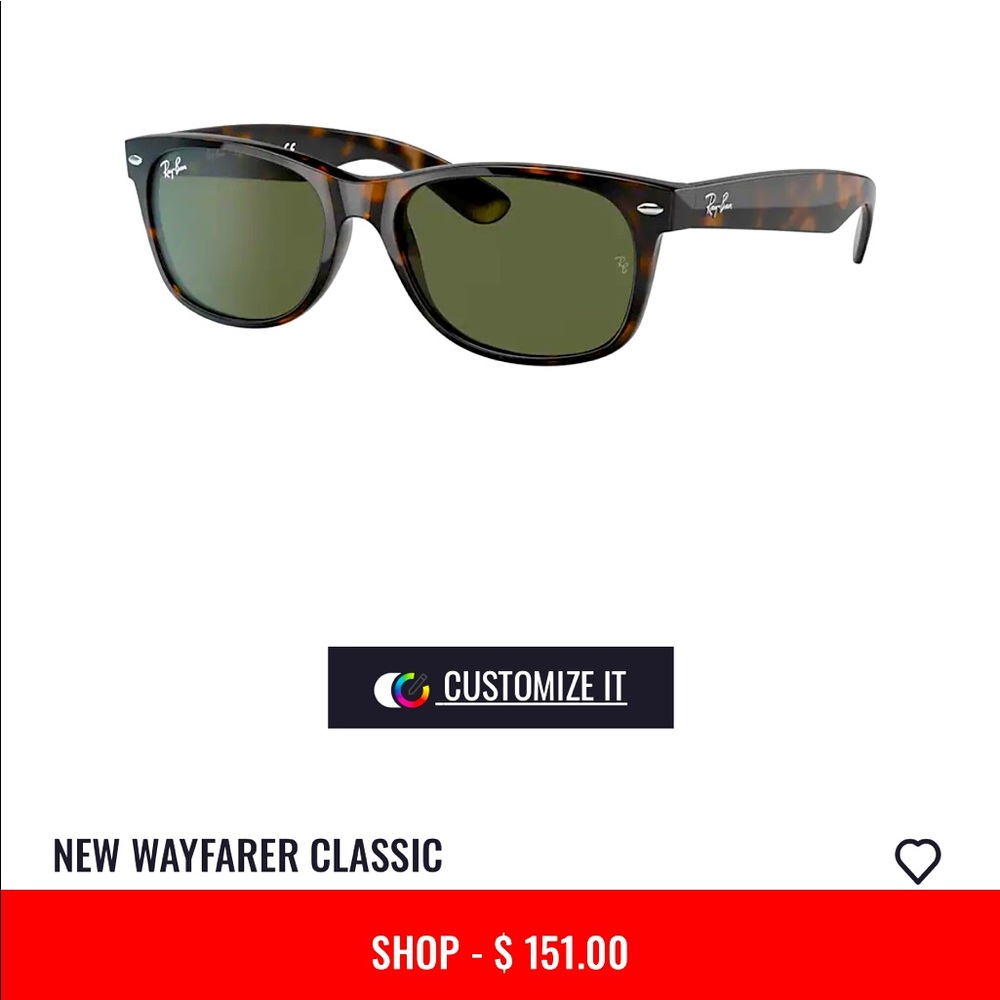 Womens RayBan Sunglasses